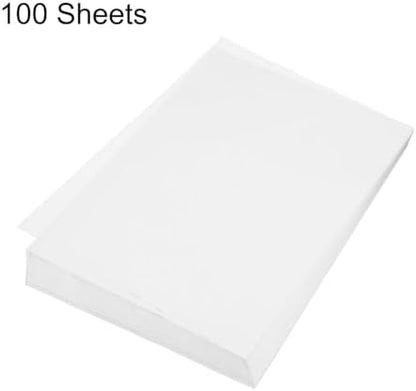 MECCANIXITY 100 Sheet Origami Paper Double Sided White 11.7 x 8.3 Inch Square Sheet for Art Craft Project, Beginners, Gifts Decor - Image 3