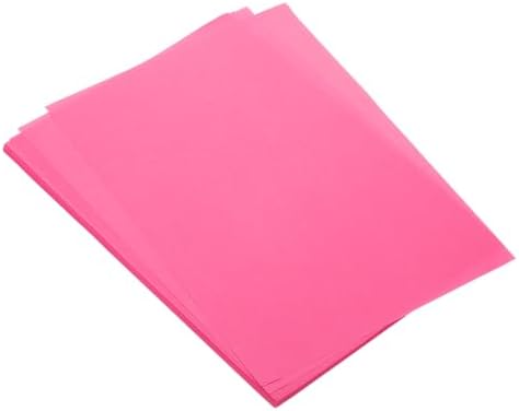 MECCANIXITY 50 Sheet Origami Paper Double Sided Cream Fluorescent Pink 11.7 x 8.3 Inch Square Sheet for Art Craft Project, Beginners, Gifts Decor by MECCANIXITY