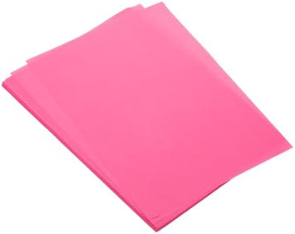 MECCANIXITY 50 Sheet Origami Paper Double Sided Cream Fluorescent Pink 11.7 x 8.3 Inch Square Sheet for Art Craft Project, Beginners, Gifts Decor by MECCANIXITY