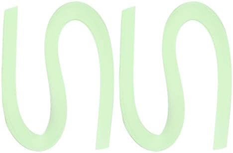 PATIKIL 240pcs Quilling Strips Paper 3/8"(10mm) 21"(54cm) Origami Paper Quilling Strip for Art DIY Hand Craft Christmas, Light Green by PATIKIL