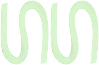 PATIKIL 240pcs Quilling Strips Paper 3/8"(10mm) 21"(54cm) Origami Paper Quilling Strip for Art DIY Hand Craft Christmas, Light Green by PATIKIL