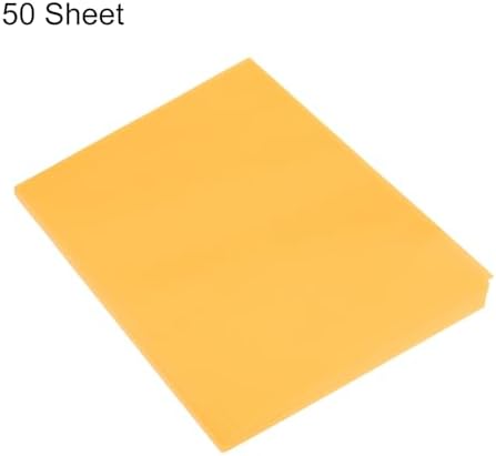 MECCANIXITY 50 Sheet Origami Paper Double Sided Fluorescent Orange 8.3 x 5.8 Inch Square Sheet for Art Craft Project, Beginners, Gifts Decor - Image 3
