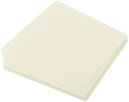 MECCANIXITY 50 Sheet Origami Paper Double Sided Cream White 2x2 Inch Square Sheet for Art Craft Project, Beginners, Gifts Decor by MECCANIXITY