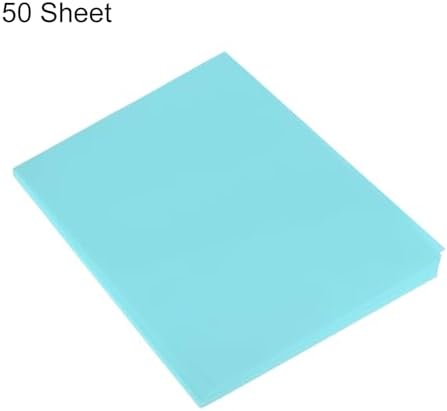 MECCANIXITY 50 Sheet Origami Paper Double Sided Light Blue 8.3 x 5.8 Inch Square Sheet for Art Craft Project, Beginners, Gifts Decor - Image 3