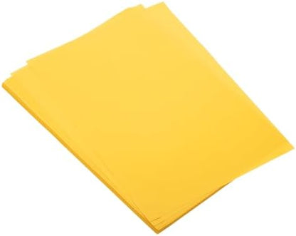 MECCANIXITY 50 Sheet Origami Paper Double Sided Cream Golden Yellow 11.7 x 8.3 Inch Square Sheet for Art Craft Project, Beginners, Gifts Decor by MECCANIXITY