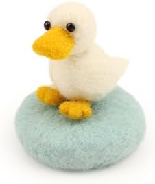 Wizardi Beginner Needle Felting Kit for Adults - Tiny Duck Amiguwoolli. Bird Felting Kit 4-5cm Tall. Felting Tools. Wool Felting Supplies. Felt Crafts. Wool Felt. The Makerss by Wizardi