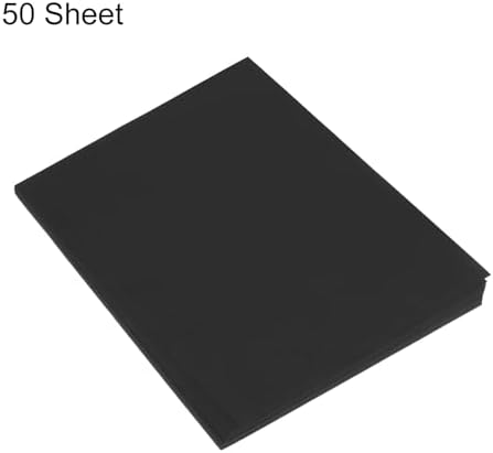 MECCANIXITY 50 Sheet Origami Paper Double Sided Black 8.3 x 5.8 Inch Square Sheet for Art Craft Project, Beginners, Gifts Decor - Image 3