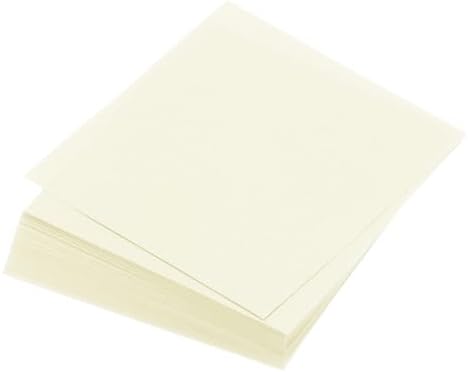 MECCANIXITY 100 Sheet Origami Paper Double Sided Cream White 5.5 x 5.5 Inch Square Sheet for Art Craft Project, Beginners, Gifts Decor by MECCANIXITY