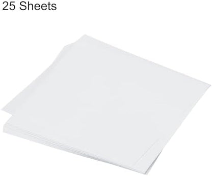 MECCANIXITY 25 Sheet Origami Paper Double Sided White 5.5x5.5 Inch Square Sheet for Art Craft Project, Beginners, Gifts Decor - Image 3