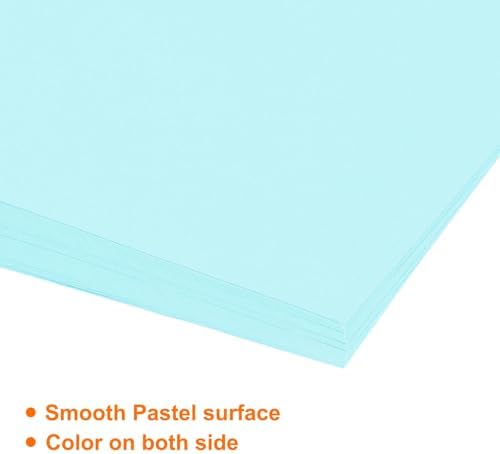 MECCANIXITY 75 Sheet Origami Paper Double Sided 8x8" Light Blue - Image 4