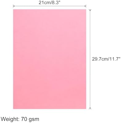 MECCANIXITY 50 Sheet Origami Paper Double Sided Cream Pink 11.7 x 8.3 Inch Square Sheet for Art Craft Project, Beginners, Gifts Decor - Image 2