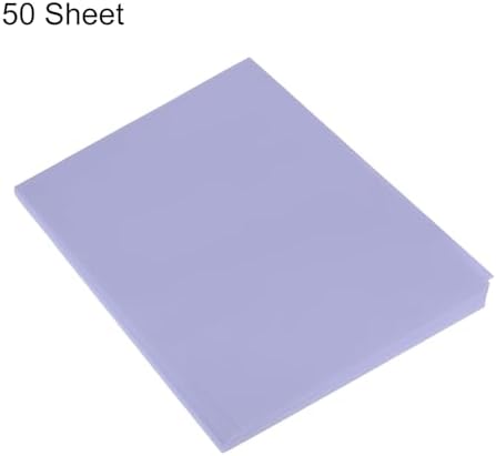 MECCANIXITY 50 Sheet Origami Paper Double Sided Light Purple 8.3 x 5.8 Inch Square Sheet for Art Craft Project, Beginners, Gifts Decor - Image 3