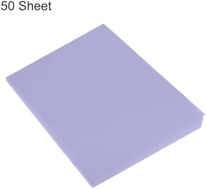 MECCANIXITY 50 Sheet Origami Paper Double Sided Light Purple 8.3 x 5.8 Inch Square Sheet for Art Craft Project, Beginners, Gifts Decor - Image 3