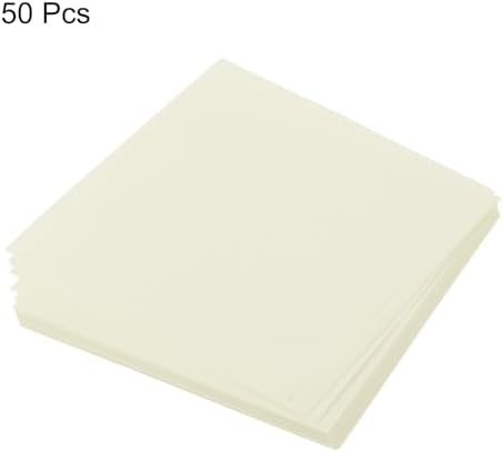MECCANIXITY 50 Sheet Origami Paper Double Sided Cream White 2x2 Inch Square Sheet for Art Craft Project, Beginners, Gifts Decor - Image 3