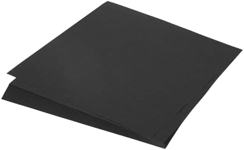 MECCANIXITY 75 Sheet Origami Paper Double Sided 8x8" Black by MECCANIXITY