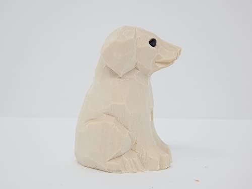 Animal DIY Paint Your Own Personalized Sculpture Wood Craft Figurine Statue Art Small (Dog) - Image 2