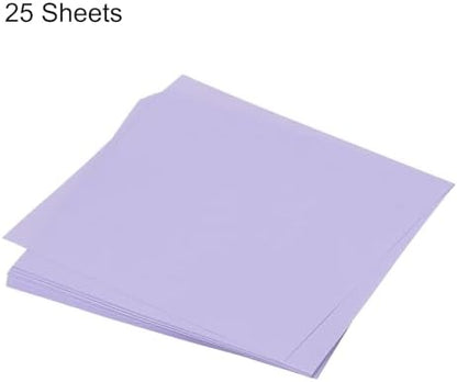 MECCANIXITY 25 Sheet Origami Paper Double Sided Light Purple 5.5x5.5 Inch Square Sheet for Art Craft Project, Beginners, Gifts Decor - Image 3