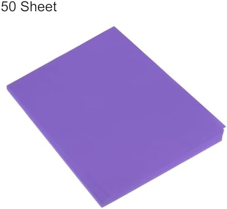 MECCANIXITY 50 Sheet Origami Paper Double Sided Dark Purple 8.3 x 5.8 Inch Square Sheet for Art Craft Project, Beginners, Gifts Decor - Image 3