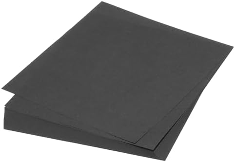 MECCANIXITY 75 Sheet Origami Paper Double Sided 6x6" Black by MECCANIXITY