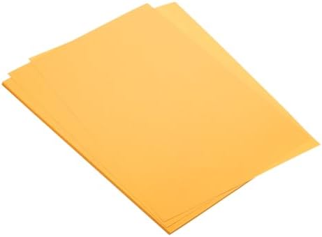 MECCANIXITY 50 Sheet Origami Paper Double Sided Cream Fluorescent Orange 11.7 x 8.3 Inch Square Sheet for Art Craft Project, Beginners, Gifts Decor by MECCANIXITY