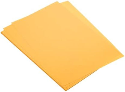 MECCANIXITY 50 Sheet Origami Paper Double Sided Cream Fluorescent Orange 11.7 x 8.3 Inch Square Sheet for Art Craft Project, Beginners, Gifts Decor by MECCANIXITY