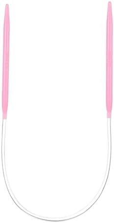 HARFINGTON Size US 9 (5.5mm) Plastic Circular Knitting Needles 16 Inch(40cm) Round Knitting Needle for Handmade Projects DIY Weave by HARFINGTON