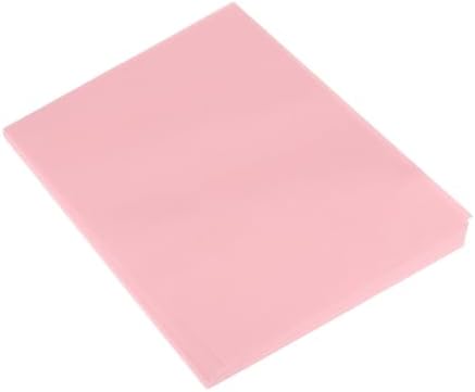MECCANIXITY 50 Sheet Origami Paper Double Sided Light Pink 8.3 x 5.8 Inch Square Sheet for Art Craft Project, Beginners, Gifts Decor by MECCANIXITY