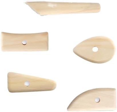 Pottery Tools Pottery Tools Wood Handmade Clay Kit Ceramics Craft Molding Shaping Scraper Polymer Sculpture Air Dry Set(Wooden 3sets 15pcs) by Unknown