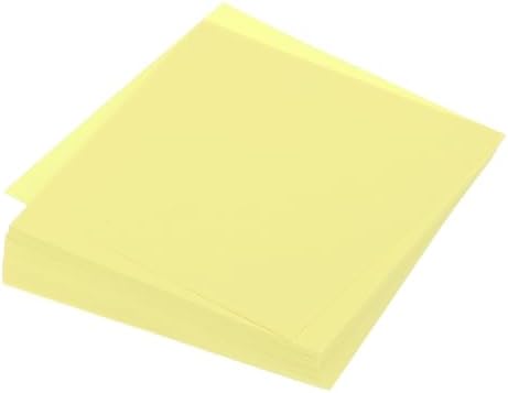 MECCANIXITY 100 Sheet Origami Paper Double Sided Light Yellow 3x3 Inch Square Sheet for Art Craft Project, Beginners, Gifts Decor by MECCANIXITY