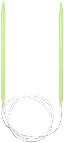 HARFINGTON Size US 10 (6mm) Plastic Circular Knitting Needles 32 Inch(80cm) Round Knitting Needle for Handmade Projects DIY Weave by HARFINGTON