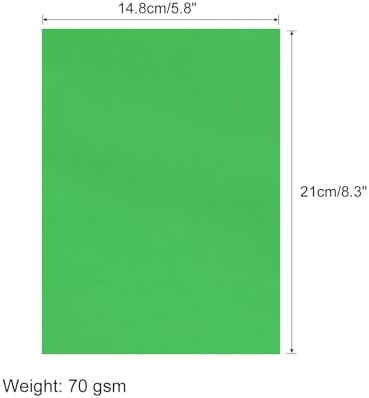 MECCANIXITY 50 Sheet Origami Paper Double Sided Dark Green 8.3 x 5.8 Inch Square Sheet for Art Craft Project, Beginners, Gifts Decor - Image 2
