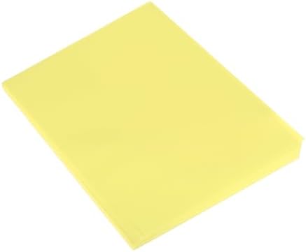 MECCANIXITY 50 Sheet Origami Paper Double Sided Light Yellow 8.3 x 5.8 Inch Square Sheet for Art Craft Project, Beginners, Gifts Decor by MECCANIXITY