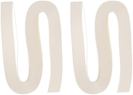 PATIKIL 240pcs Quilling Strips Paper 1/8"(3mm) 21"(54cm) Origami Paper Quilling Strip for Art DIY Hand Craft Christmas, Cream White by PATIKIL