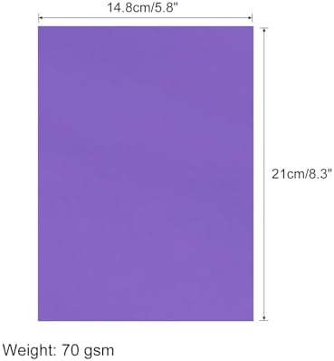 MECCANIXITY 50 Sheet Origami Paper Double Sided Dark Purple 8.3 x 5.8 Inch Square Sheet for Art Craft Project, Beginners, Gifts Decor - Image 2