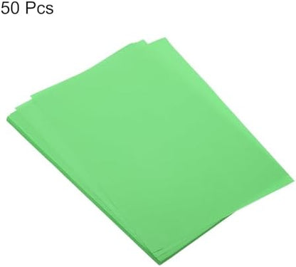 MECCANIXITY 50 Sheet Origami Paper Double Sided Cream Dark Green 11.7 x 8.3 Inch Square Sheet for Art Craft Project, Beginners, Gifts Decor - Image 3