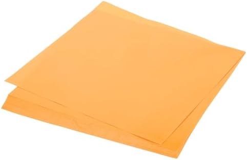 MECCANIXITY 75 Sheet Origami Paper Double Sided 10x10" Fluorescent Orange by MECCANIXITY