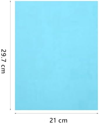 A4 Origami Paper Light Blue 100 Sheets, 8.27×11.7 inch Double Sided Color Easy Fold Big Origami Paper A4 Colored Copy Paper Thin 70gsm for Beginners, DIY handwork Art and Craft Projects (210 x 297 mm) - Image 2