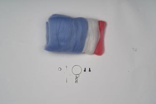 Wizardi Beginner Needle Felting Kit for Adults - Whale. Animal Felting Kit 6.3x6.4cm. Felting Tools. Wool Felting Supplies. Felt Crafts. Wool Felt. F07N8-538 - Image 4