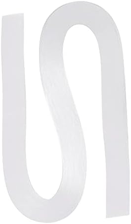PATIKIL Quilling Strips Paper 120pcs 1/8"(3mm) 54cm Origami Paper Quilling Strip for Art DIY Hand Craft Christmas White by PATIKIL