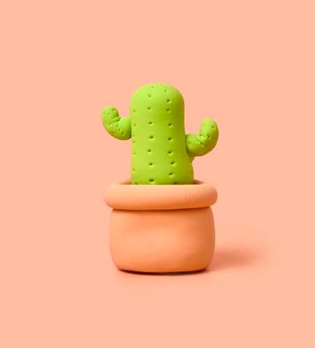 Pott’d Foam Dough Collectibles Air Dry Clay Kit for Adults, DIY Crafts Includes Clay Tools, Colourful Foam Clay, Guides for Mini Food Characters, Plant Projects and Date Night Creations - Image 2
