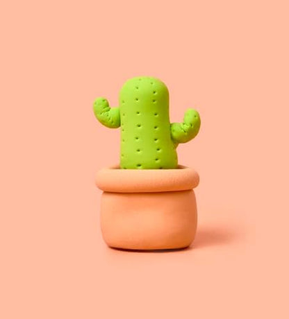 Pott’d Foam Dough Collectibles Air Dry Clay Kit for Adults, DIY Crafts Includes Clay Tools, Colourful Foam Clay, Guides for Mini Food Characters, Plant Projects and Date Night Creations - Image 2