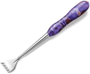 Rockler Stainless Steel Back Scratcher Turning Kit – DIY Wooden Handle Back Scratch Kit - Heavy Duty Rugged Steel Scratcher Tool, Unique Gifts for Men, Stocking Stuffers - Image 4