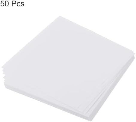 MECCANIXITY 50 Sheet Origami Paper Double Sided White 2x2 Inch Square Sheet for Art Craft Project, Beginners, Gifts Decor - Image 3