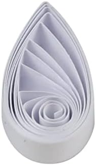 ODETOJOY Quilling Paper Strip 3mm White Quilling Strips 3mm Quilling Paper 1/8inch Single Color White Craft Paper Filigree - Image 4