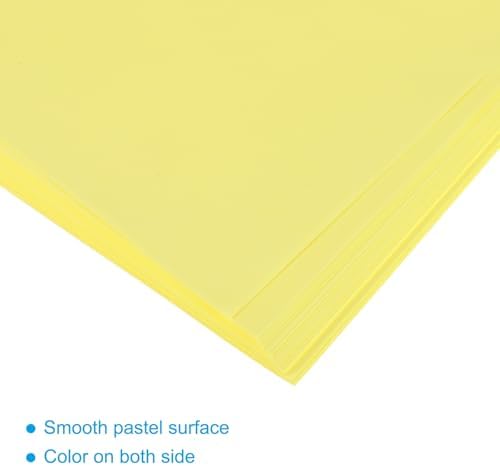 MECCANIXITY 50 Sheet Origami Paper Double Sided Fluorescent Yellow 8.3 x 5.8 Inch Square Sheet for Art Craft Project, Beginners, Gifts Decor - Image 4