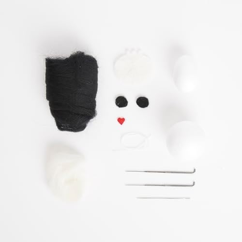 Simply Make Needle Felting Kit Halloween Miss Skeleton, Including Wool, Needles, Tools, for Beginners, Needle Felting Craft Kits, Starter Hobby Craft, Decoration, Gift, Hobbies for Crafty Enthusiasts - Image 2