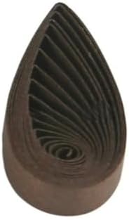 ODETOJOY 5mm Quilling Strips Coffee Brown – 120pcs, 54cm Length, Solid Color for Star Origami & Filigree Crafts | DIY Hand Art Supplies by ODETOJOY