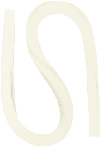 PATIKIL 120pcs Quilling Strips Paper 3/16"(5.2mm) 21"(54cm) Origami Paper Quilling Strip for Art DIY Hand Craft Christmas, Beige by PATIKIL