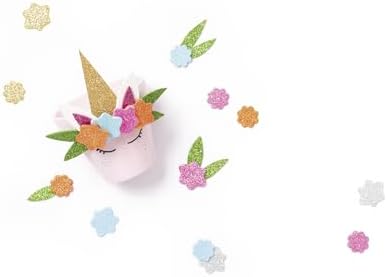 folia 937 Creative Box Glitter Mix, Over 900 Pieces, Glittery, Colourful Material Mix for Imaginative and Creative Crafts, Decorating and Decorating - Image 3