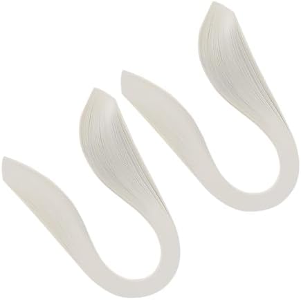 KooingTech 600PCS Quilling Paper Strips White 5 Pack Paper Quilling Strips - Image 3